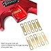 10 Pcs Guitar Neck Shim, B of Neck Heightened Shims, Gafor Bass and Electric Guitar, with Height and Angle Adjustment for B