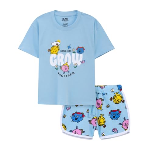 Image of Nap Chief Kids Cotton Hello Kitty Character Co ord Set for Girls, T Shirt and Shorts for Casual Wear