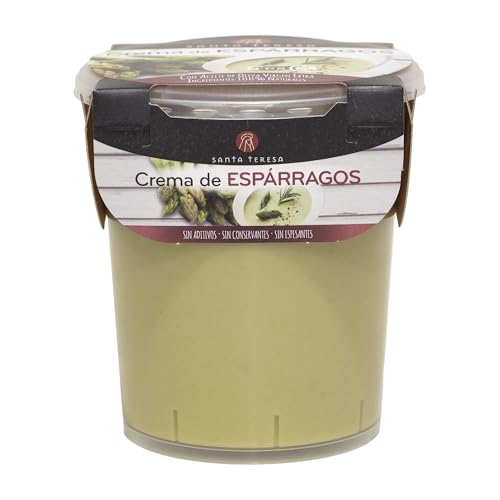 Santa Teresa - Pack 9 Cremas de espárragos Sin aditivos ni conservantes. Calentar y Listo para tomar. 9x 400ml