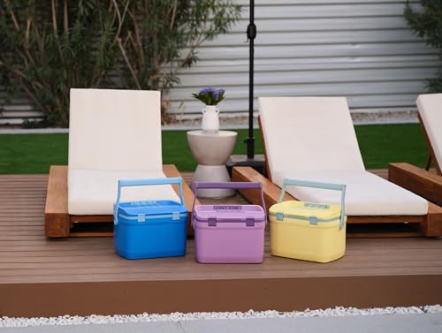 Image of Stanley Adventure Outdoor Cooler 16 qt | Heavy Duty Outdoor Camping Cooler with Easy Carry Top Handle | 36 Hour Cooling Ice Chest for 21 Cans| BPA-Free | Azure