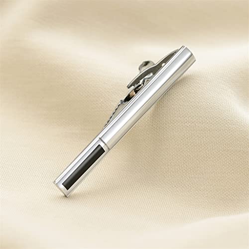 xiukou Manchet Elegante Zakelijke Partij Mannen Zilveren Stropdas Clip Pin Set Casual Das Clip Manchetknopen (Color : A, Size : As the picture shows) - Image 4
