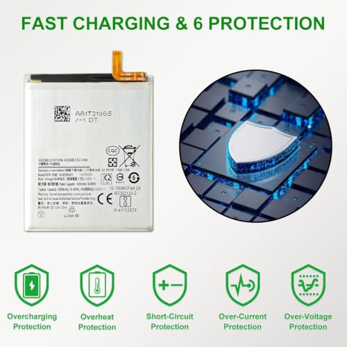 Image of GREEN FUSION for Galaxy S22 Ultra Battery Replacement Kit, Capacity Li-ion Battery Compatible with Samsung S22 Ultra, Includes Repair Tools & Instruction