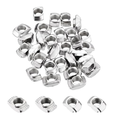 Kozelo 30 pcs, Écrous rainure T M5-0.8 2020 argent