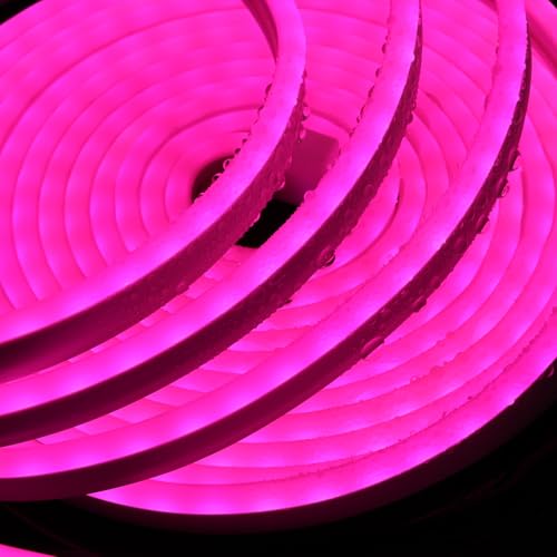 Tira de Luz LED Flexible 5m Color Rosa con Adaptador miniatura 4