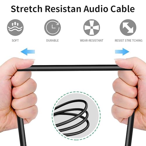 Image of MX 3-Pin XLR Male to Female Microphone Cable - 5m Audio Mic Cord for Guitar, Speakers, Studio & Live Sound Multicolor Wire