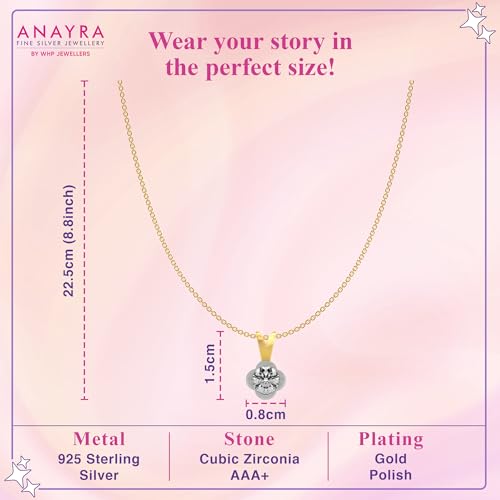Image of 925 Sterling Silver Pendant Necklace for Women | Silver Locket with Chain | Daily Wear Jewellery | Minimalist Jewelry for Office & Casual Wear | Gift for Woman, Wife, Girlfriend, Mother, Sister | Anniversary, Birthday, Valentine's Day, Rakhi Gift