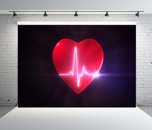 Fondo Fotográfico Tela BELECO 10x10ft Rojo Corazón miniatura 4