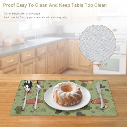 Sets de table grenouilles lavables pour éliminer les taches de table