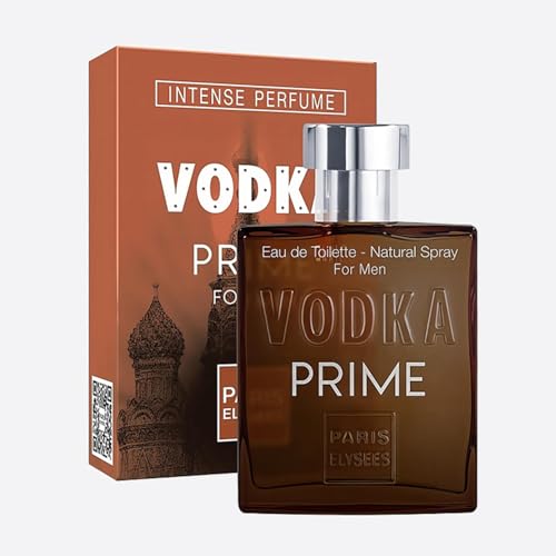 PARIS ELYSEES - Vodka Prime - Eau de Toilette - Colonia Hombre - Amaderado - Bergamota y Notas Marinas- Perfume hombre - Frasco de 100ml