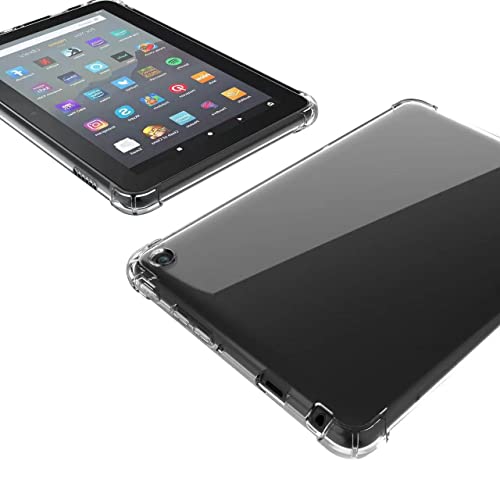 Dteck Clear Back Cover Case For Amazon Kindle Fire 7 Tablet 12Th Generation (2022 Release),Ultra Lightweight Slim Shell Durable Silicone Protective Case For Kindle Fire 7 Inch Tablet 12Th Generation #TOP3