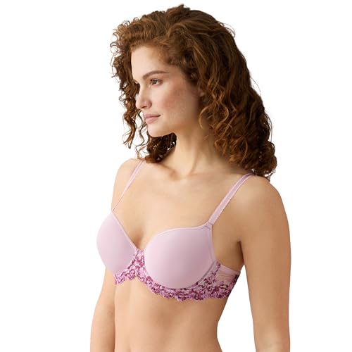 Image of Wacoal Womens Embrace Lace Lightly Padded Underwire Mid Coverage T-Shirt Bra, 853191