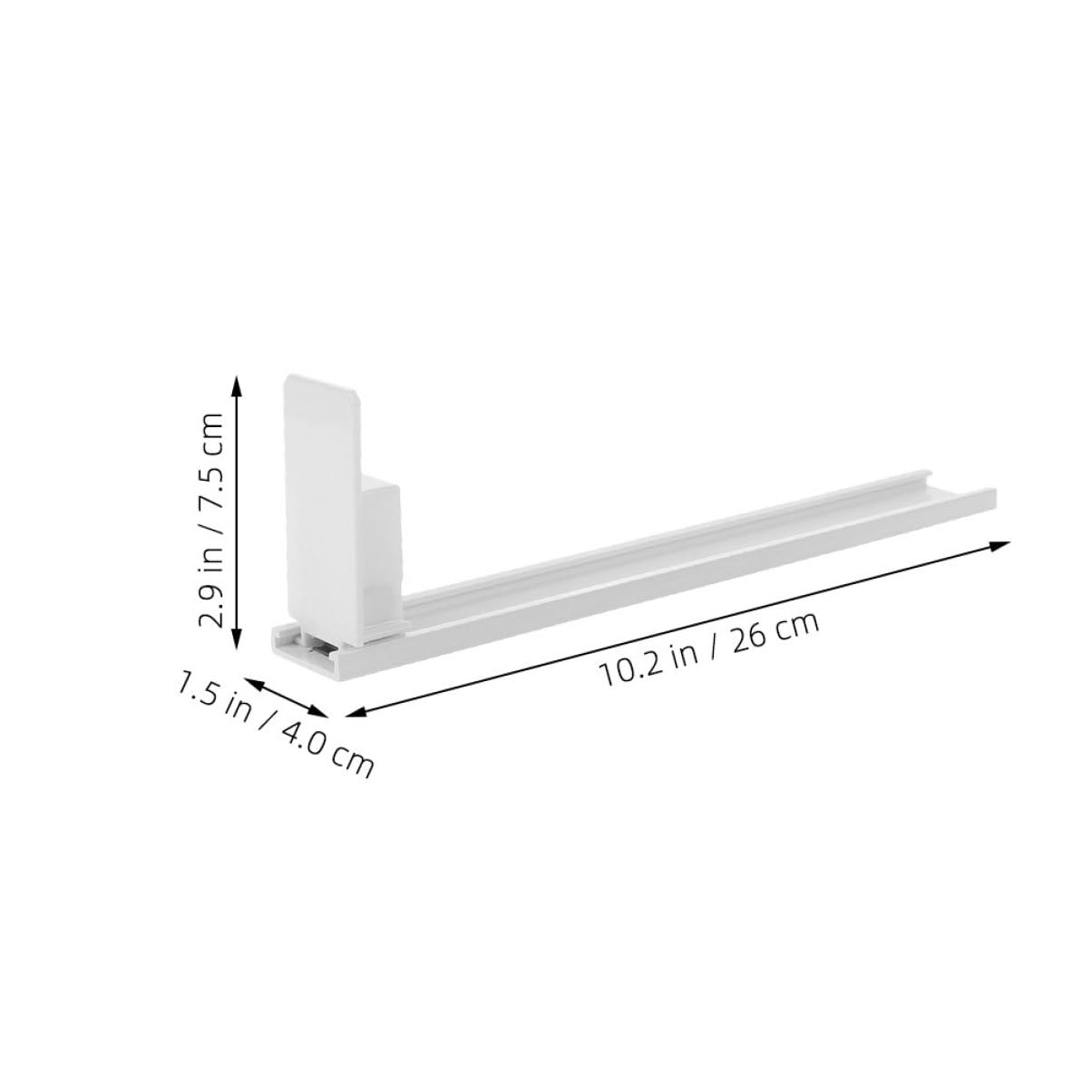 GANAZONO 2pcs Automatic Pusher Glide Drink Organizer for Refrigerator Adjustable Beverage Dispenser for Cans and Bottles for Supermarkets and Vending Machines
