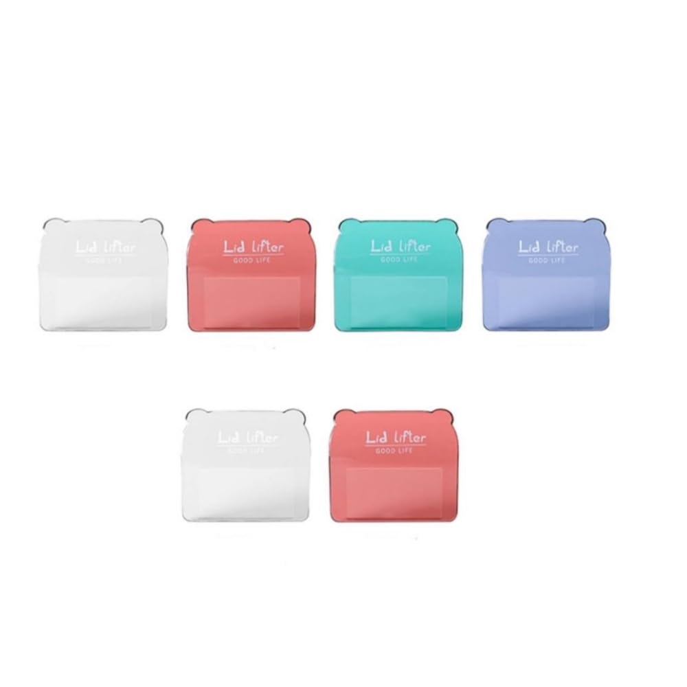 Toilet Seat Lifter,Pack of 6,Toilet Cover Lifter,Toilet Cover Support Lifter,Avoid Direct Contact with the Toilet Lid,Suitable for Home, Office and Hotel Bathroom (Multicolor) (6)-image-8