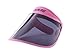 SOVIS PINK Extended Length over 99% UVB and UVA2 / 97.2% UVA1 Facial Protection Sun Cap Solar Visor Hat Worldwide Patented