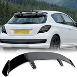 aileron peugeot 207 Matériau durable : MUTUSAISI L'aileron arrière pour voiture est fabriqué en plastique ABS résistant et durable, avec un design aérodynamique et léger à faible bruit