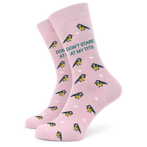 SC Products Bird Watching Funny Socks Rude Gifts for Women | Cotton Size 4-7 Naughty Novelty Socks Joke Presents for Her | Funny Secret Santa Gifts For Women Inappropriate Gift for Her for Christmas