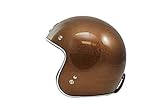 TORC (T50 Route 66) 3/4 Helmet with Super Flake Speciality Paint (Root Beer Brown, Small)