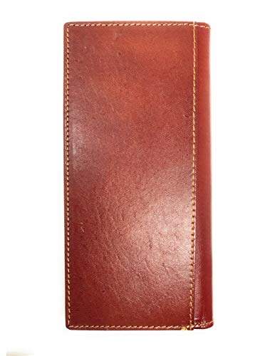 Premium Genuine Western Mens Embossed Basketweave Cowboy Long Wallet in Multi Emblem (Eagle)3