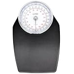 Bathroom Scales Doctors Style Large Easy Read Dial up to 150 KG 23 Stone 9 Pound Mechanical Black Gtrix Accurate 500g Increments Non Slip Analogue