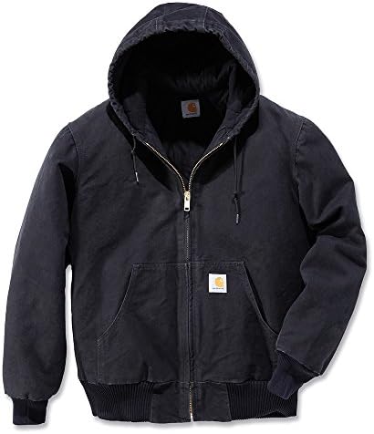 Carhartt mens Sandstone Active athletic insulated jackets, Black, XX-Large US