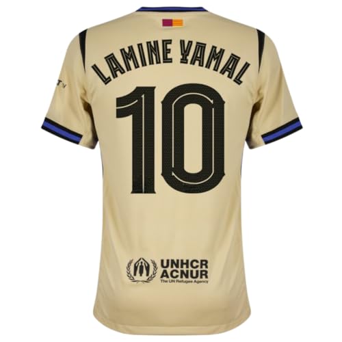Lamine Yamal #10 Gold/Purple Jersey