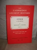 The Cambridge Ancient History (Fascicle), Part 1: 64: Syria 0521073227 Book Cover