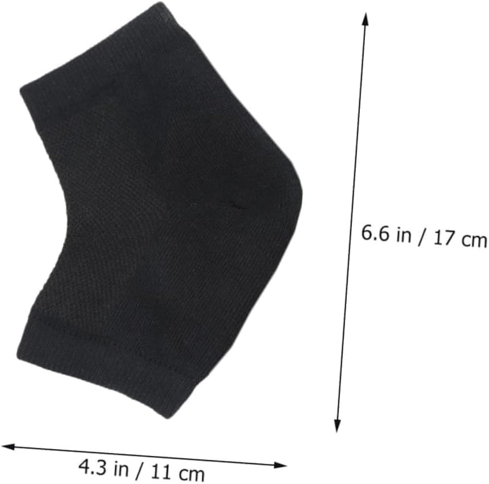 Silicone Gel Heel Socks for Cracked Heel Care, Grey