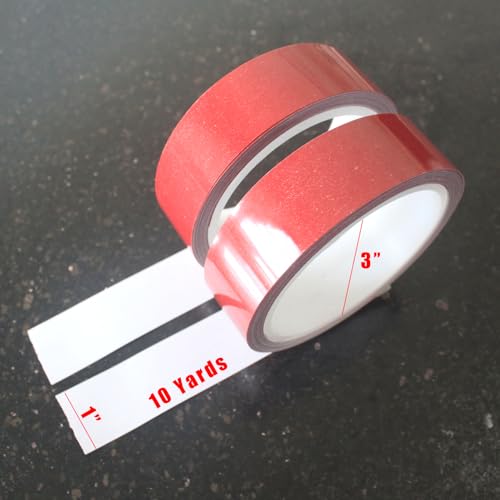 Image of 2 Rolls x 1 inch x 10 Yards White Polyester Water Contact Indicator Tape | Model 0201, Ultra-Thin 6 Mil, Printable and Die Cuttable, Top Quality with UL-969 Compliant, for Electronics Repair Warranty