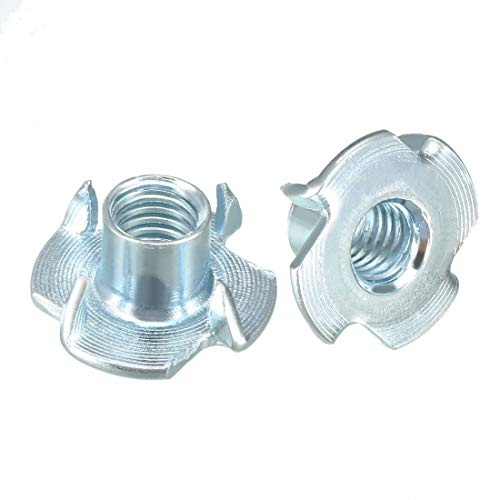 sourcing map M8 - Tuerca en T para patas de mesa, escalada en roca y madera, 100 unidades