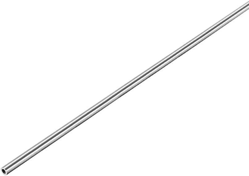 uxcell 304 Stainless Steel Round Tubing 4mm OD 1mm Wall Thickness 250mm Length Seamless Straight Pipe Tube