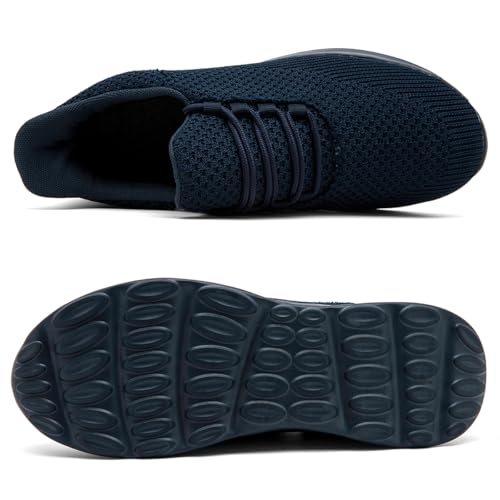 Image of DLWKIPV Womens Walking Running Shoes Tennis Slip On Sneakers Gym Workout Sport Lightweight Breathable Mesh Comfortable Casual