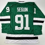 Facsimile Autographed Tyler Seguin Dallas Green Reprint Laser Auto Hockey Jersey Size Men's XL