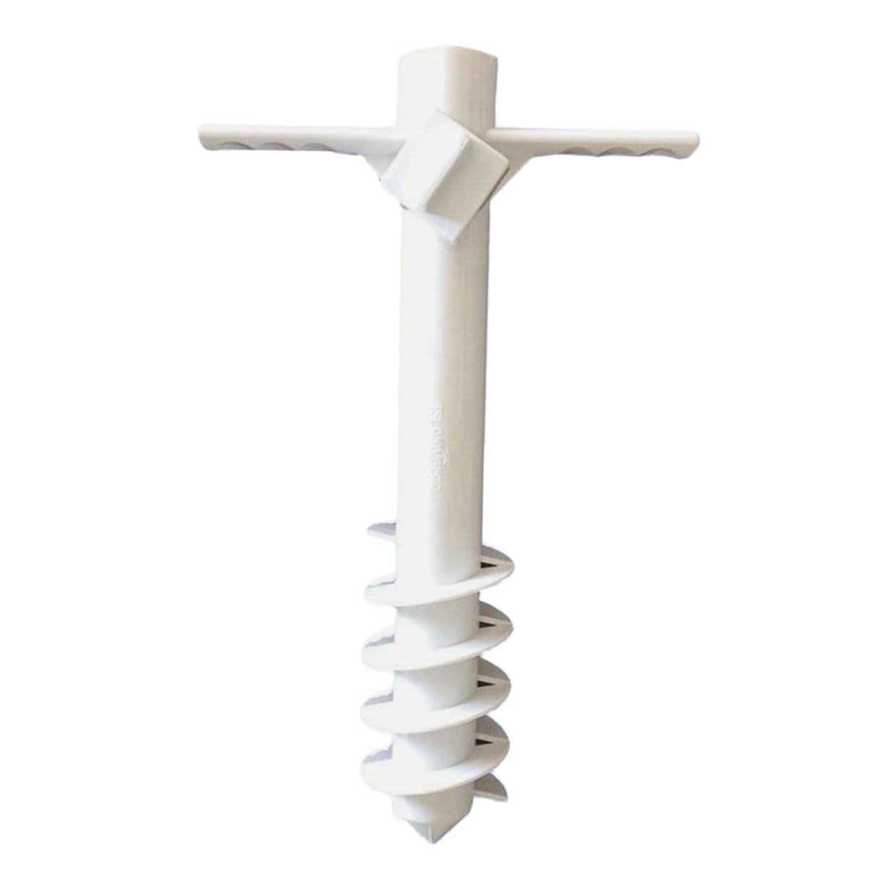 Anclaje ergonómico de 5 pines para sombrilla de playa con agarre antideslizante y punta de plástico para un cierre rápido y seguro, ideal para viajes en la playa y actividades al aire libre