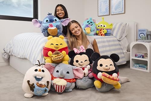 Snackles Disney 35 cm großes Plüschspielzeug von ZURU, Plüschspielzeug mit Snack-Accessoire (Dumbo&Popcorn) – Ansicht 5