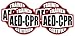 AED - CPR Trained Certified Hard Hat Sticker/Helmet Decal Label Lunch Tool Box
