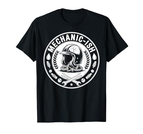 Diseño mecánico de motocicleta Grandpa Dad Camiseta