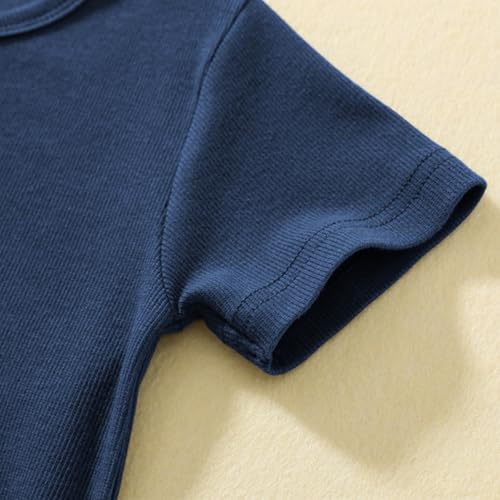 Boys Henley Short Sleeve Shirt Tee Cotton Blend Button Front T-Shirt Kids Boys Breathable Tshirts Casual Summer Clothes3