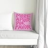 y2k Pillow Covers 18x18,Daily Affirmations purple throw pillow covers,pink Prepp Maximalist Inspirational Gift,girly throw pillows Covers y2k decor for Girl Dorm,Decorative Pillows For Bed (pink) #3