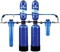 Aquasana Whole House Water Filter System - Water Softener Alternative - Salt-Free Descaler, Carbon & KDF Home Water Filtration - Filters Sediment & 97% Of Chlorine - 1,000,000 Gl - EQ-1000-AST
