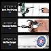 Bow Release for Compound Bow,Aluminum 360°Rotatable Black 3 Finger Archery Thumb Release Trigger,Thumb Release for Compound Bow Release,Bow Thumb Release,Archery Release Aids for Youth or Adults