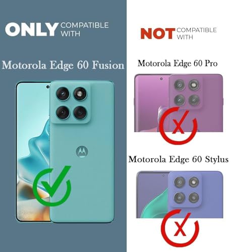 Image of Jkobi Shockproof Crystal-Clear Back Cover for Motorola Moto Edge 60 Fusion (Magsafe Wireless Support | Drop & Camera Protection | Hard Polycarbonate)