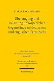 Übertragung und Belastung unkörperlicher Gegenstände im deutschen und englischen Privatrecht (Beiträge zum ausländischen und internationalen Privatrecht 106)