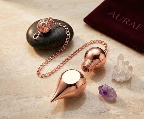 Image of Hammer Design Openable Copper Pendulum for Reiki Healing, Dowsing & Chakra Balancing - Divination & Meditation Tool for Energy Cleansing