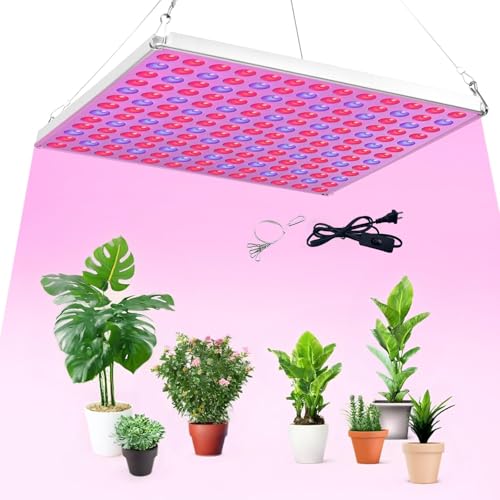LED Grow Light, Grow Light for Indoor Plants Full Spectrum Plant Light for Seedling, Hydroponic, Greenhouse, Succulents, Flower