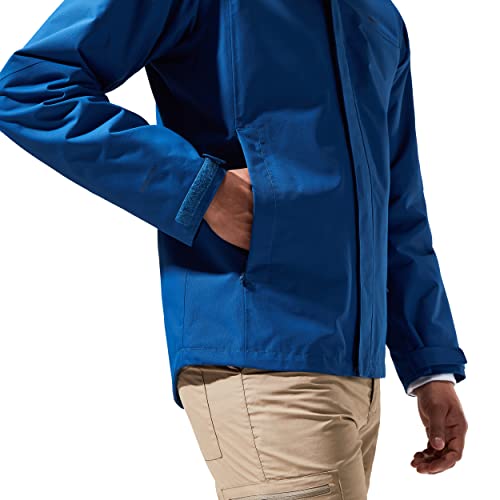 Berghaus Herren RG Alpha 2.0 Wasserdichte Shell Jacke, extra atmungsaktiver, strapazierfähiger, leichter Mantel, Limoges, S