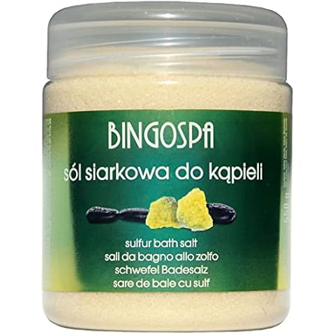 BINGOSPA Sulfur Bath Salt for Dermatitis and Callus - 550g Cover