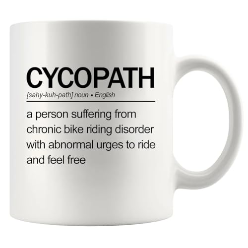 Cycopath Definition Mug Bikers Gift Biker Dad Mom Brother Sister Girlfriend Boyfriend...