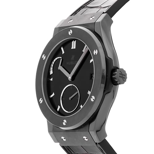 Hublot Classic Fusion Power Reserve All Black Ceramic Limited Edition Men's Watch 516.cm.1440.LR2