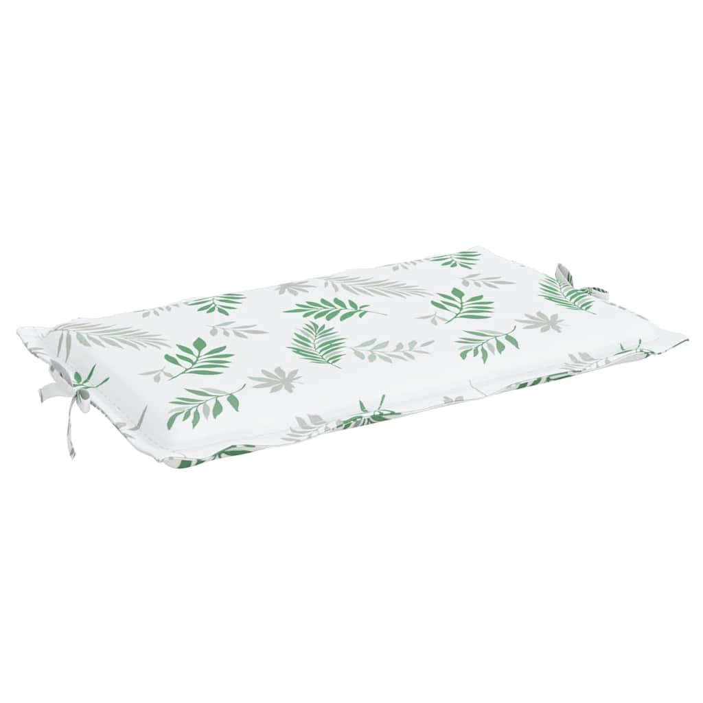Cuscino per sdraio con motivo a foglie, 186 x 58 cm