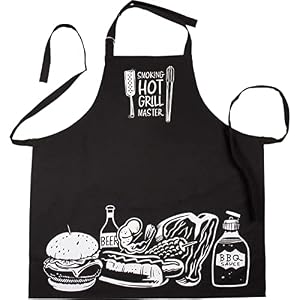 Primitives by Kathy Smoking Hot Grill Master Apron Primitives by Kathy Smoking Hot Grill Master Apron